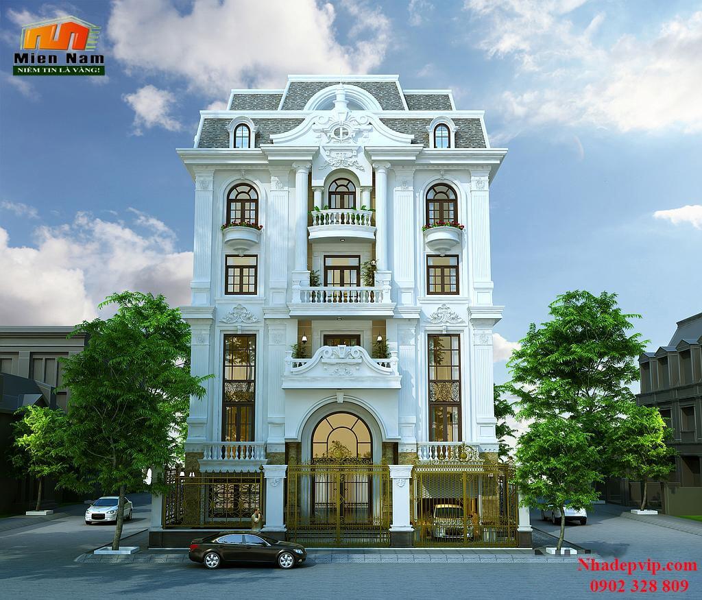 Thiết kế thi công biệt thự cổ điển Anh Thịnh Bình Dương Thiết kế thi công biệt thự cổ điển Anh Thịnh Bình Dương