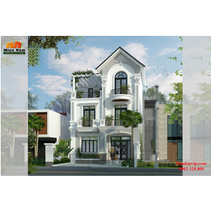 Thiêt kế thi công biệt thự Chú Đức Củ Chi