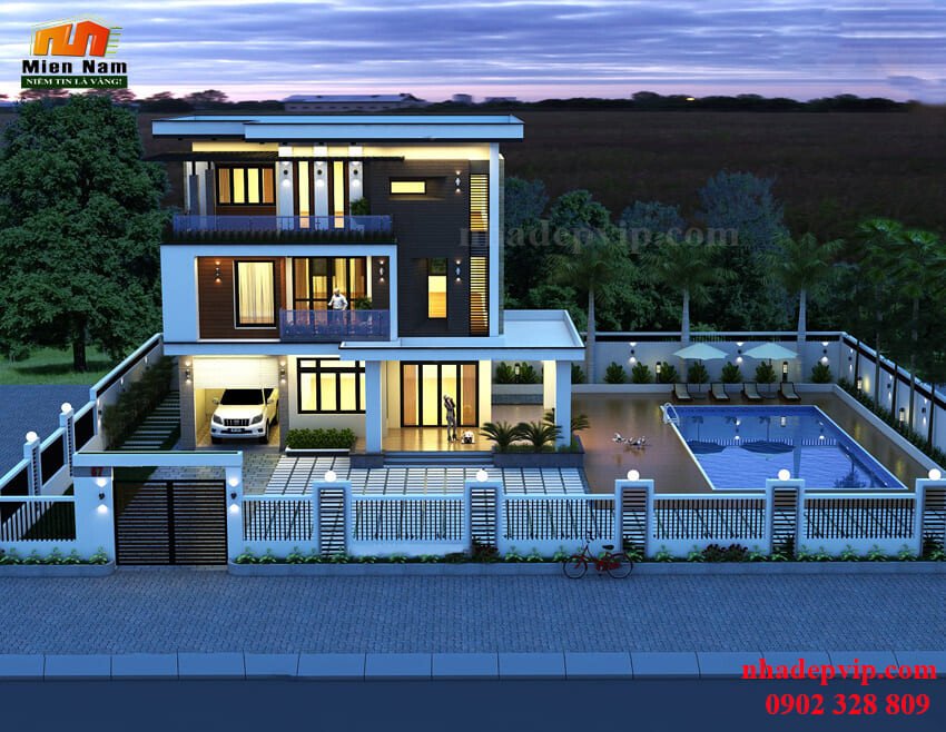 Thiết kế thi công biệt thự phố Thiết kế thi công biệt thự phố