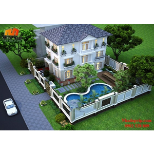 Thiết kế thi công biệt thự vườn chị Trang Tiền Giang