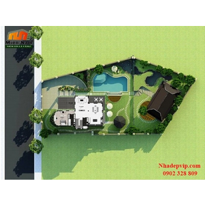 Thiết kế thi công biệt thự vườn chị Trang Tiền Giang