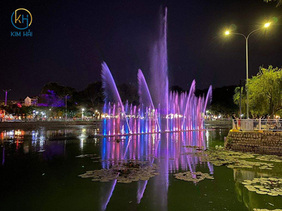 Thiết Kế & Thi Công đài Phun Nước Nghệ Thuật tại Long An