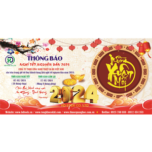 Thông báo lịch nghỉ tết nguyên đán Giáp Thìn 2024