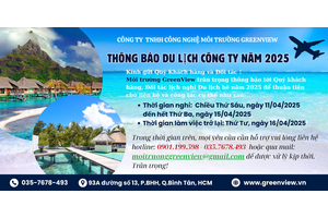 THÔNG BÁO KỲ NGHỈ DU LỊCH CÔNG TY NĂM 2025