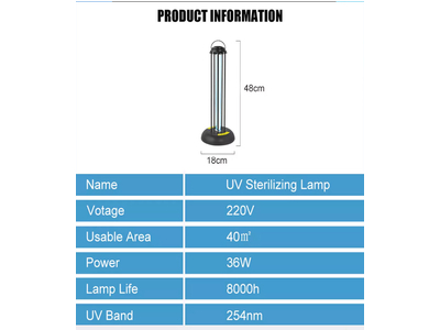 Đèn Khử khuẩn bằng Tia UV tạo môi trường không khí trong lành cho nơi làm việc và sinh hoạt, ôtô