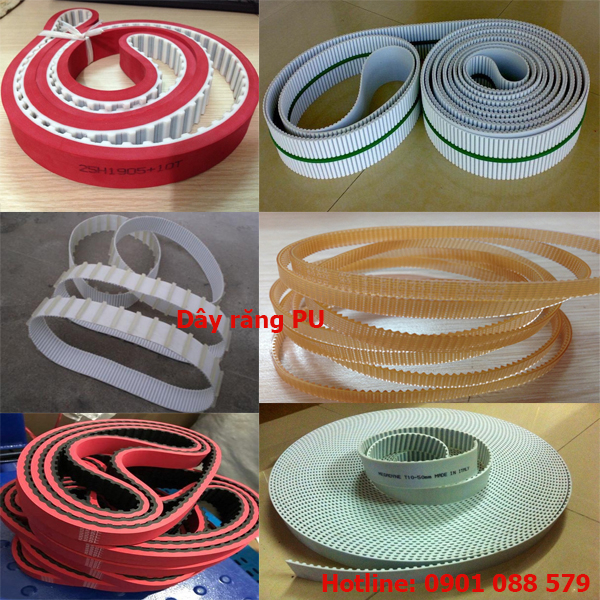 Thông số kỹ thuật dây răng PU lõi thép
