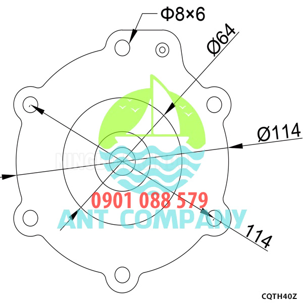thông số kỹ thuật Màng van giũ bụi Teaha CQTH40Z