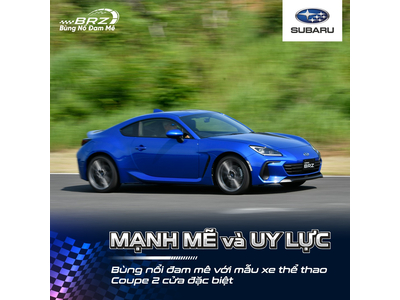 Thông Số Kỹ Thuật Subaru BRZ 2026