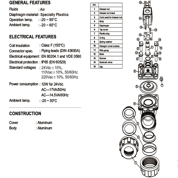 kết cấu Valve giũ bụi loại khớp nối nhanh cho hệ thống lọc bụi (FineTek)