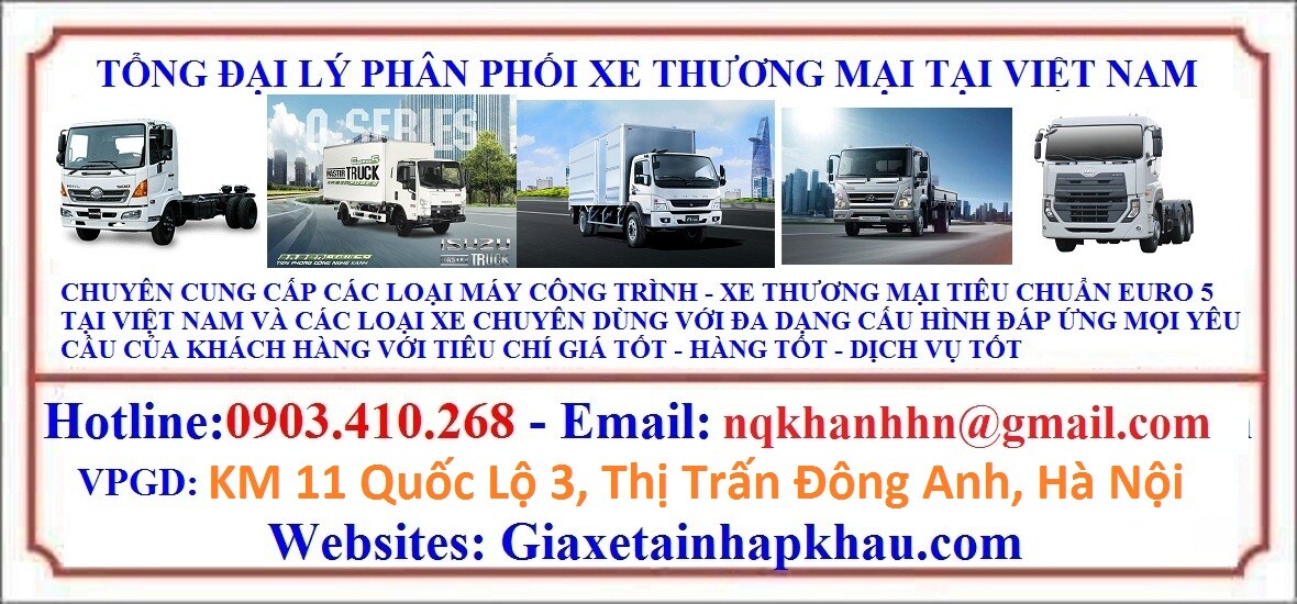 Thông số kỹ thuật xe cabin satxi Veam VPT450 Euro 4