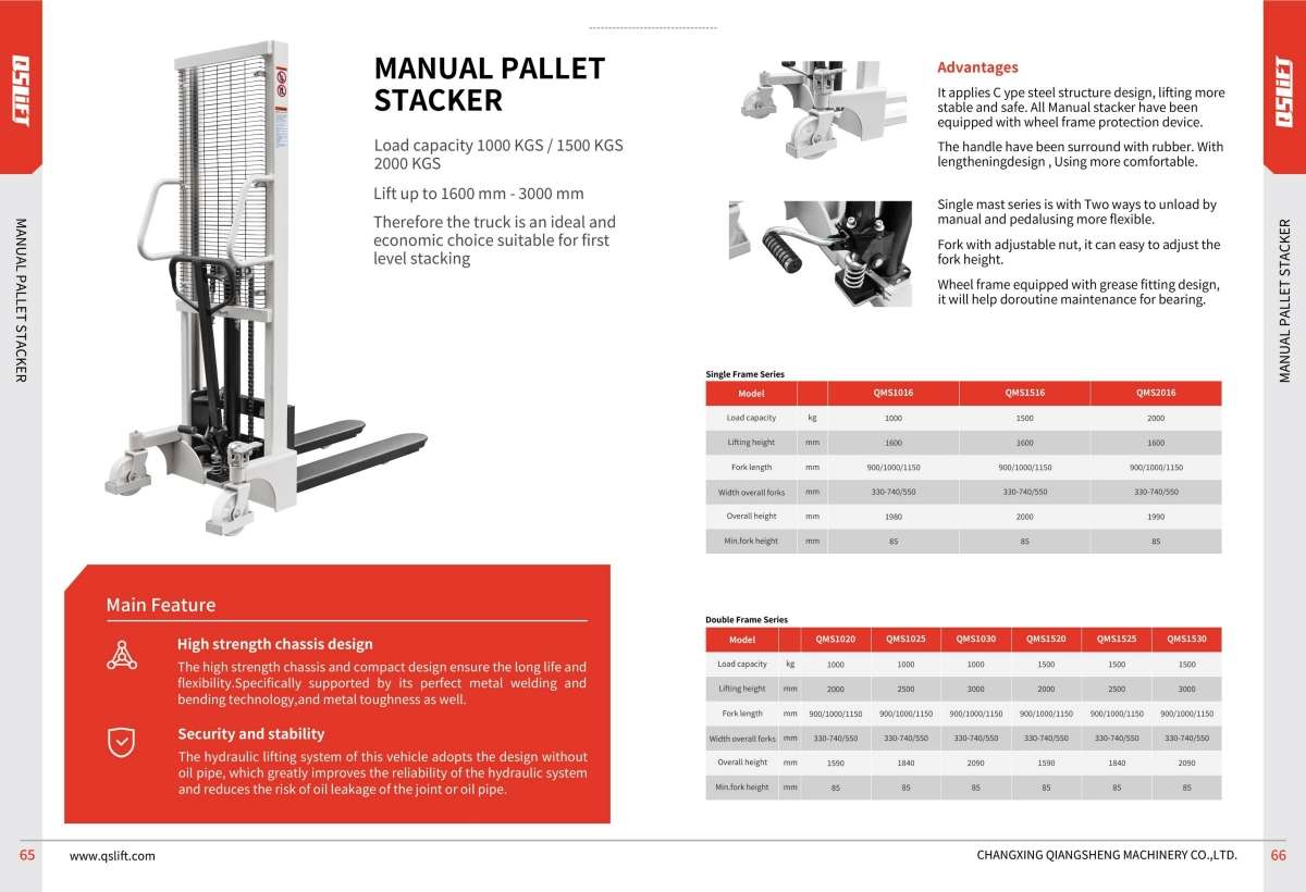 Catalogue QSLift QMS10