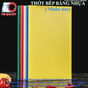 Thớt Bếp Nhựa 6 Màu Dày 2cm