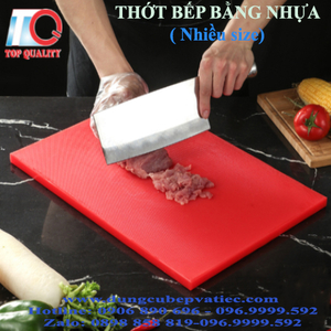 Thớt Bếp Nhựa 6 Màu Dày 2cm