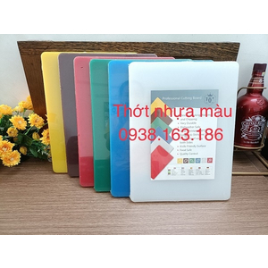 Thớt nhựa màu 350x500x20mm