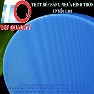 Thớt Nhựa Tròn 6 Màu – Độ Dày Từ 2cm Đến 15cm, Giải Pháp Chuyên Nghiệp Cho Mọi Gian Bếp