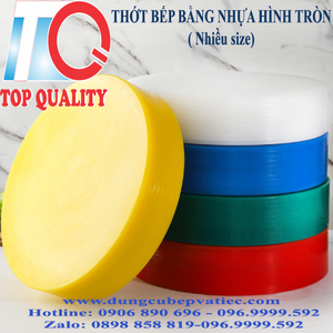 Thớt Nhựa Tròn 6 Màu – Độ Dày Từ 2cm Đến 15cm, Giải Pháp Chuyên Nghiệp Cho Mọi Gian Bếp