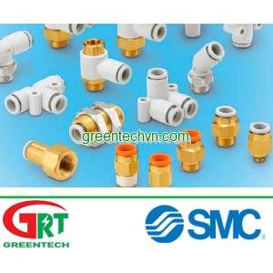 Threaded fitting / O-ring face seal KQ2 series| Van khí SMC | PA | SMC Vietnam | SMC Pneumatic