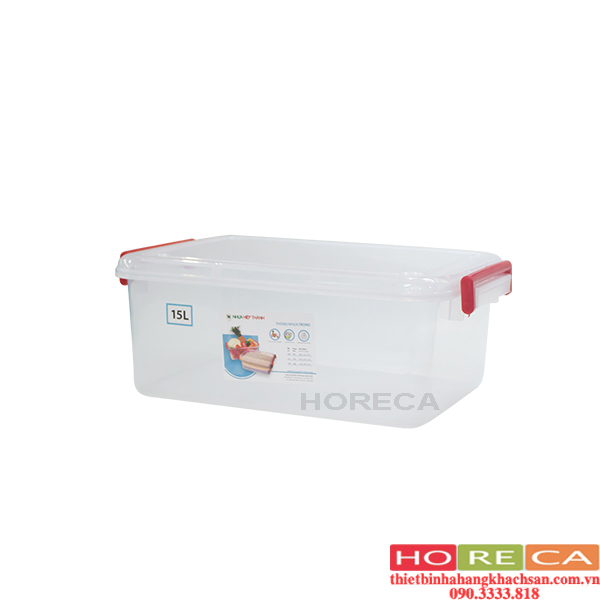 THÙNG NHỰA TRONG 15L - 347