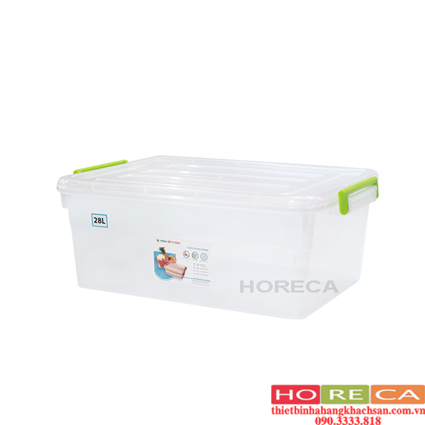 THÙNG NHỰA TRONG 18L - 398