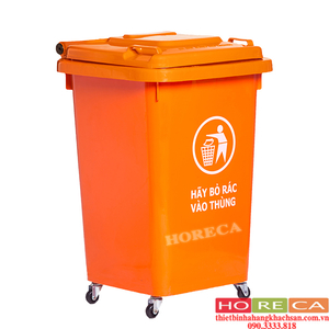 THÙNG RÁC CÔNG CỘNG 60L NẮP KÍN - 498