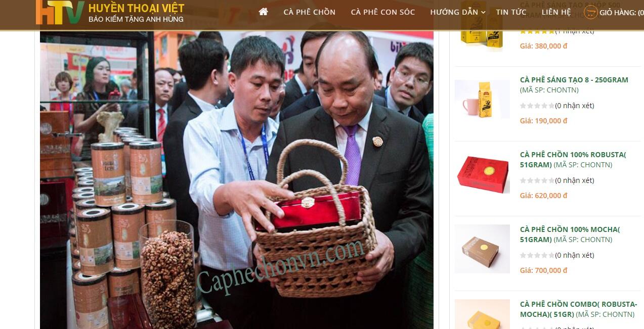 Cà Phê Chồn Robusta (250gr) Hộp Sơn Mài