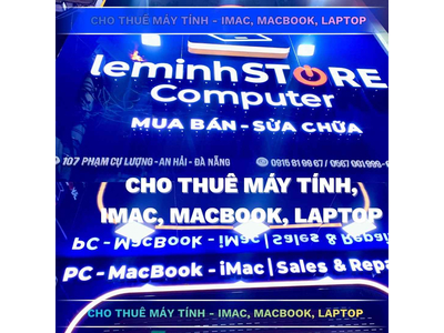 Từ 38K/ 1 ngày - Dịch vụ cho thuê Máy Tính, Imac, Macbook Laptop Giá Rẻ tại Đà Nẵng - leminhSTORE Computer