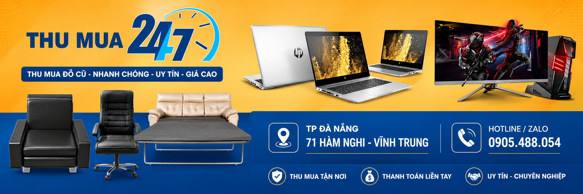 Thu mua máy tính cũ tận nơi tại Đà Nẵng Thu mua điện thoại cũ giá cao Đà Nẵng Thu mua nội thất cũ Đà Nẵng nhanh gọn Thu mua bàn ghế sofa cũ tại Đà Nẵng Thu mua PC gaming cũ giá tốt Đà Nẵng Thu mua đồ điện tử cũ tận nơi Đà Nẵng Thu mua văn phòng cũ thanh lý Đà Nẵng