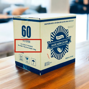 [ THÙNG 10 HỘP-CHAI 50ML] Nước mắm Hạnh Phúc 60 độ đạm( 120 CHAI)