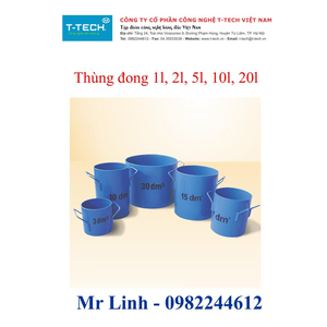 Thùng đong 1 lít, 2 lít, 5 lít, 10 lít, 20 lít