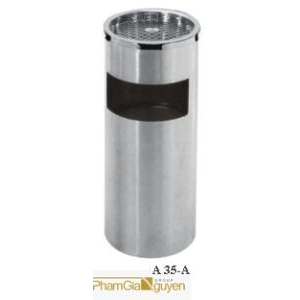 Thùng đựng rác gạt tàn Inox A35-A