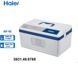THÙNG GIỮ LẠNH VACXIN 12 LÍT 2-6 ĐỘ HAIER HZY-15Z