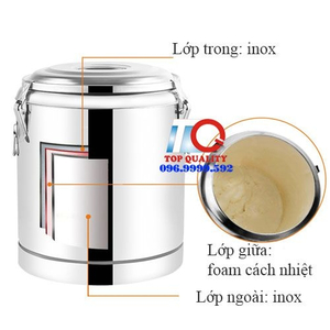 Thùng giữ nhiệt nóng-lạnh nắp khóa