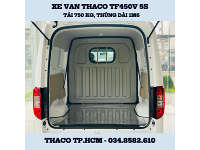 XE TẢI VAN 5 CHỖ THÙNG DÀI 1,6 MÉT - THACO TF450V 5S