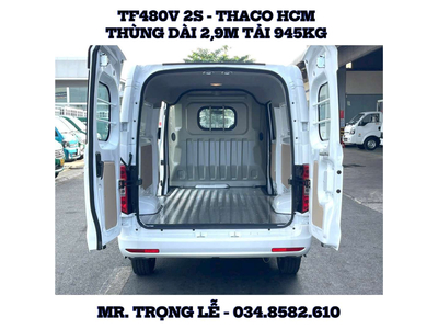 XE TẢI VAN 2 CHỖ THÙNG DÀI 2,9 MÉT - THACO TF480V 2S