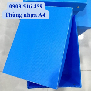 Thùng nhựa A4 đựng hồ sơ nắp đậy rời