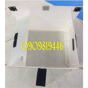 Thùng nhựa carton màu trắng