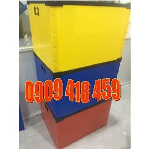 Thùng nhựa pp danpla xếp
