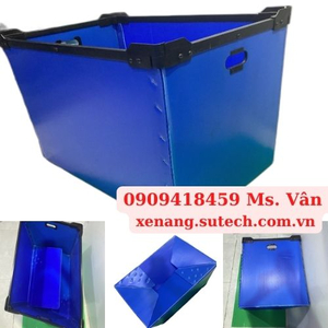 Thùng nhựa PP Danpla đáy xếp