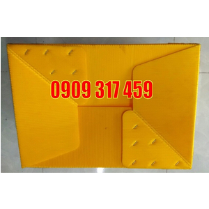 THÙNG NHỰA CARTON ĐÁY XẾP (VÀNG)