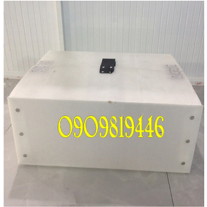 Thùng nhựa carton màu trắng
