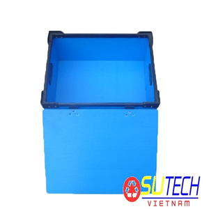 Thùng nhựa danpla cố định có nắp