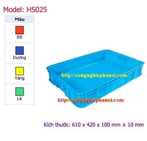 Thùng nhựa đặc HS025
