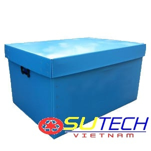 Thùng nhựa pp danpla có nắp đậy