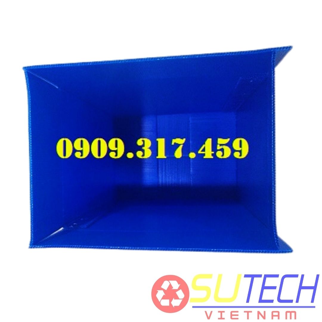 Thùng nhựa danpla mẫu 01 - thùng nhựa carton kiểu dáng cơ bản