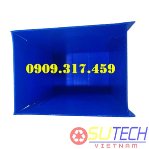 Thùng nhựa danpla mẫu 01 - thùng nhựa carton kiểu dáng cơ bản