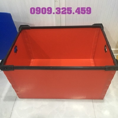 THÙNG NHỰA ĐÁY CỐ ĐỊNH 580 x 580 x 300MM