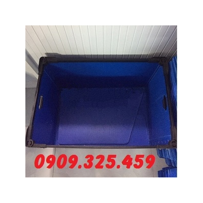 THÙNG NHỰA ĐÁY XẾP TỰ ĐỘNG 400 X 350 X 370MM