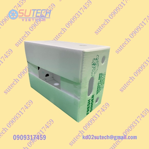 Thùng nhựa đựng gừng xuất khẩu đáy kín - nắp hở (3 - 4kg)