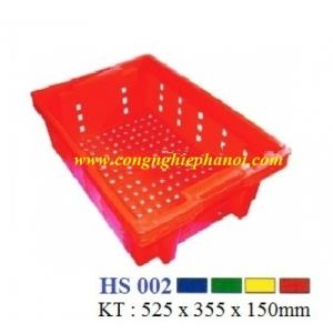 Thùng nhựa hở HS002