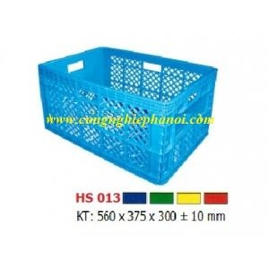 Thùng nhựa hở HS013